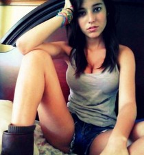 Yes! She's fingering her